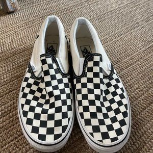 Vans slip on checker